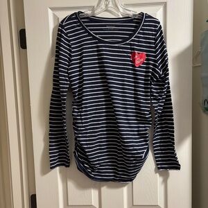 Shirred Maternity Shirt